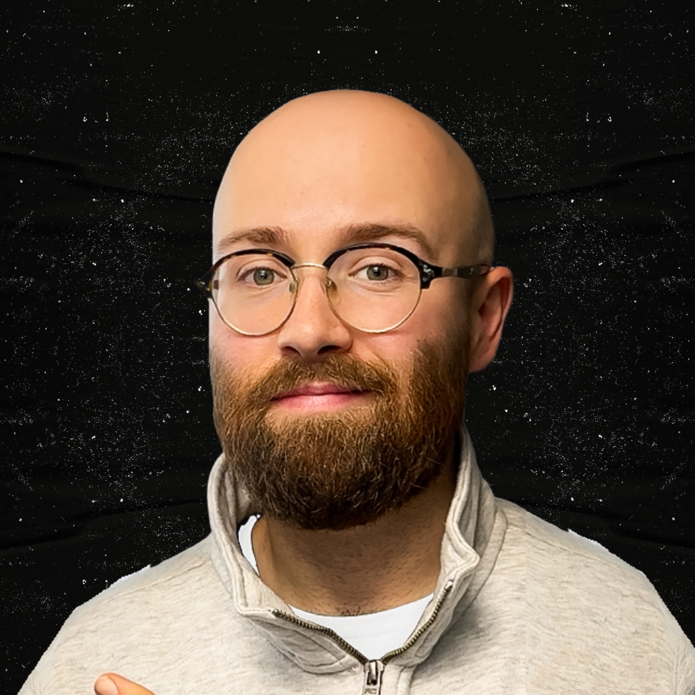 Scripti founder Luke Byrne in a close, direct portrait